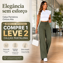(Compre 1 e Leve 2) Calça Pantalona Helena em Malha de Seda Gelo e Poliéster
