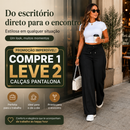 (Compre 1 e Leve 2) Calça Pantalona Helena em Malha de Seda Gelo e Poliéster