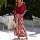 Conjunto Calenne™ em Linho de Algodão com Contraste Elegante