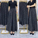 Calça Saia Madame™ em Seda Gelo / A Campeã em Leveza & Elegância!
