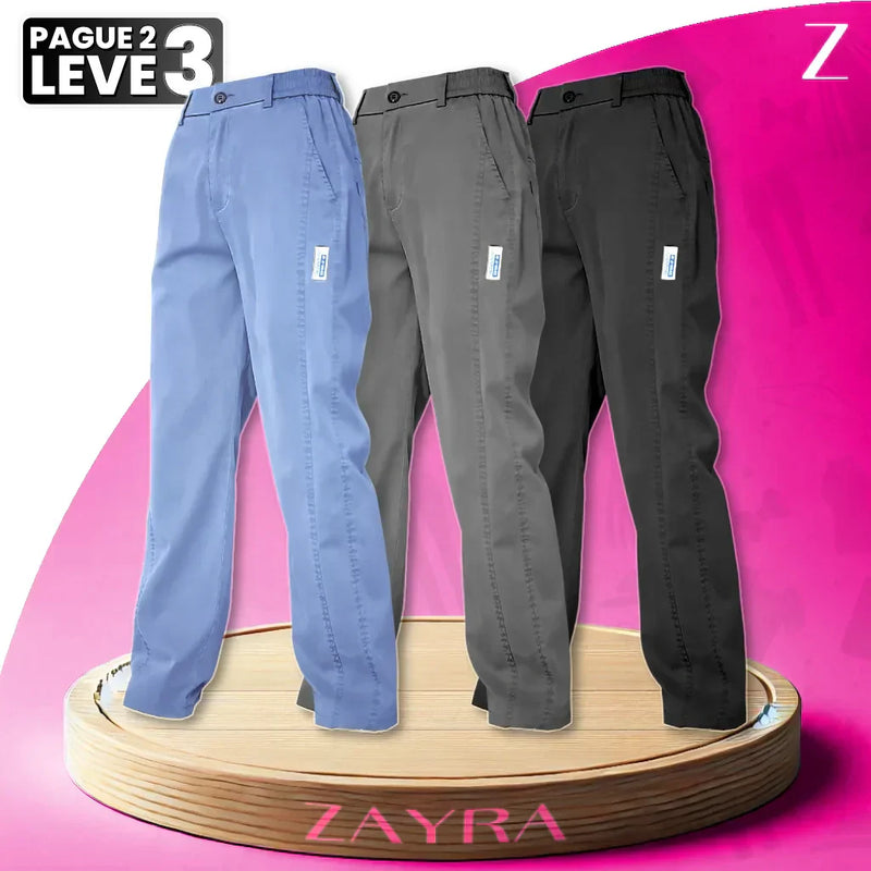[Pague 2, Leve 3] Calça Feminina AURORA em Malha de Seda Gelo e Poliéster (Oferta Válida Apenas Hoje!)