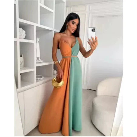 Vestido Longo Feminino Elegante – Sofisticação e Leveza