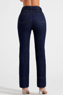 Calça Jeans Tecnológica Reta Cós Super Alto